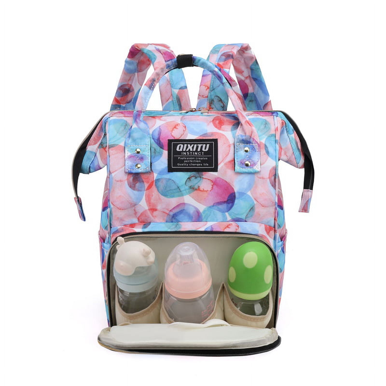 Mummy Bag Fashion Patterned Backpack Lightweight Large Capacity Backpack Maternity Baby Changing Bags Baby Stroller Backpack Diaper Changing Backpack
