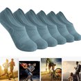 thumbnail image 5 of No Spectacle Socks Chaussettes Invisibles pour Femmes Rembourrées Coupe Basse Athlétiques Doublure Cachée pour Espadrilles Cheville Course Socks, 5 of 5
