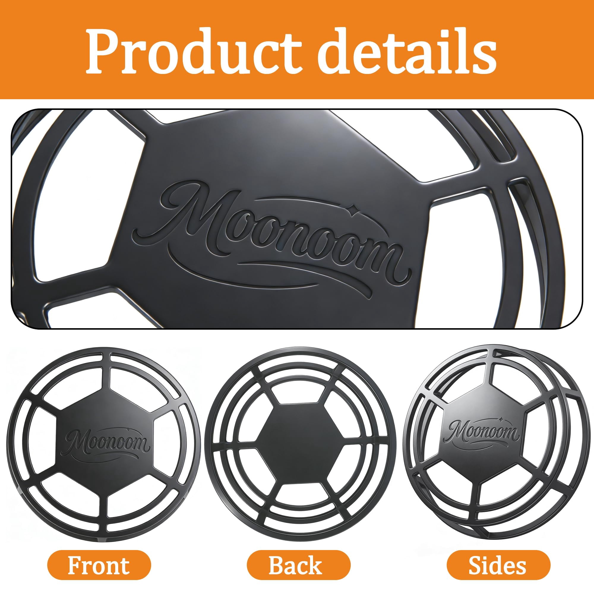 Ebaokuup 9.3" Cast Iron Heat Diffuser for Slow Cooking & Temperature Control