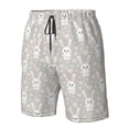 thumbnail image 4 of Balery Rabbit And Heart Traje de Baño Estilo Hawaiano para Hombre, Shorts de Secado Rápido con Bolsillos-3X-Large, 4 of 6