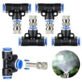 thumbnail image 5 of CHAO Starlight-tee - Conector neumático de 6 mm, boquillas de nebulización de 1/4 de pulgada, sistema de abrazadera externa para atomizador de pulverizador de nebulización para sistema de enfriamiento, 5 of 5