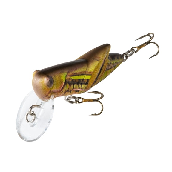 Rebel Crickhopr Army Fishing Lure - Realistic Grasshopper Crankbait