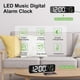 thumbnail image 2 of Digital Alarm Clock, Morning Alarm Clock, Wall Clock Led Digital Mirror With Date Temperature, 2 of 5