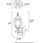 Maxim 1032 Crown Hill 18" 1 Light Wall Sconce