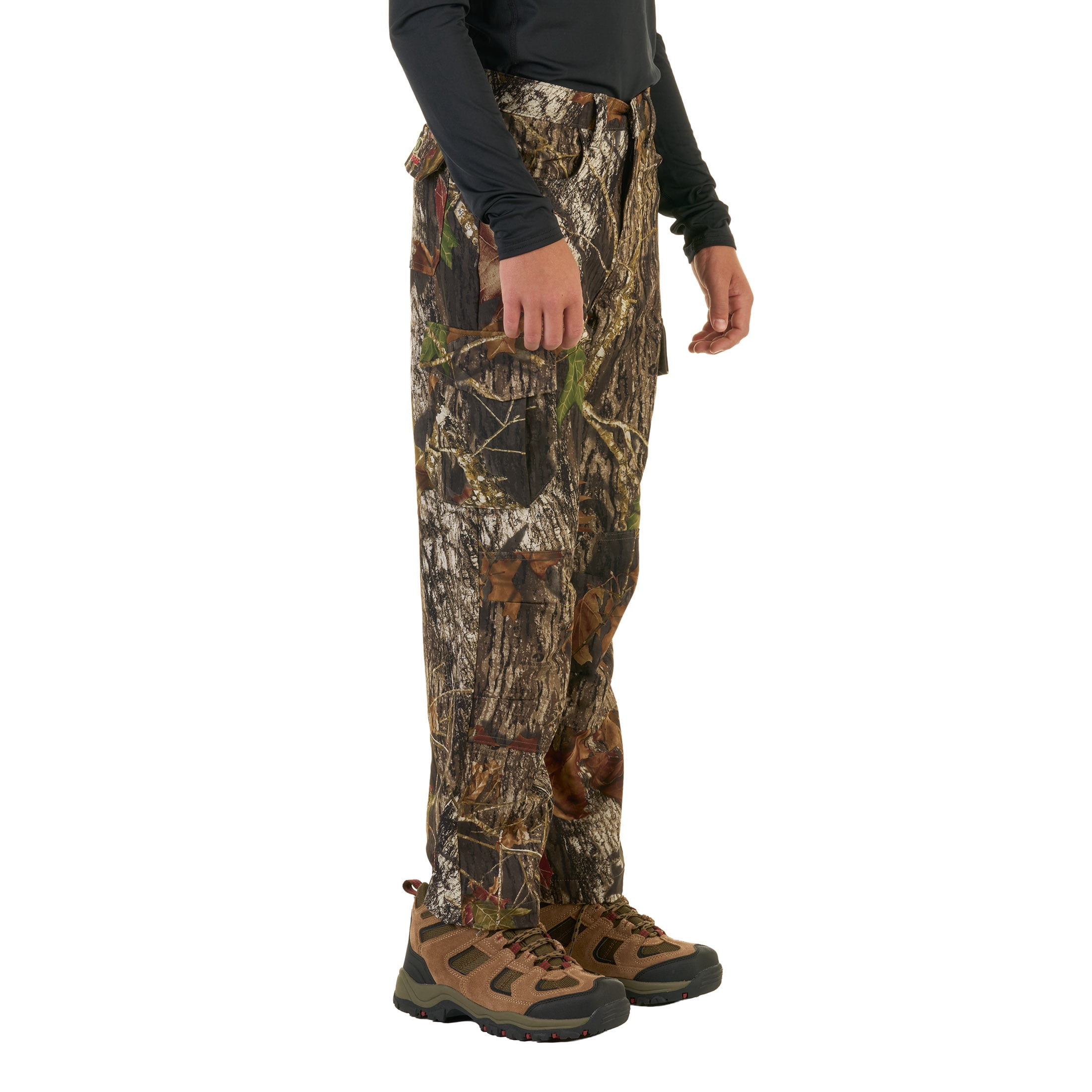 Mossy Oak Breakup Youth Stretch Cargo Hunting Pant, Mossy Oak Breakup, XS