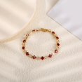 thumbnail image 6 of Gold Plated Cubic Zirconia Square Cut Tennis Chain Bracelet Unisex Handchain, 6 of 20