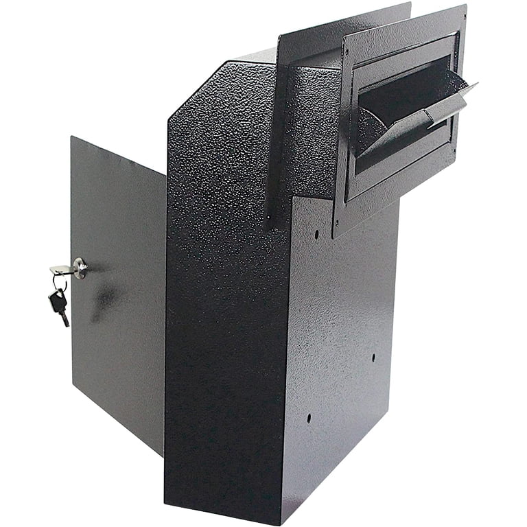 Steel Security Drop Box For Rent Payments Pochar Through-The-Door ...
