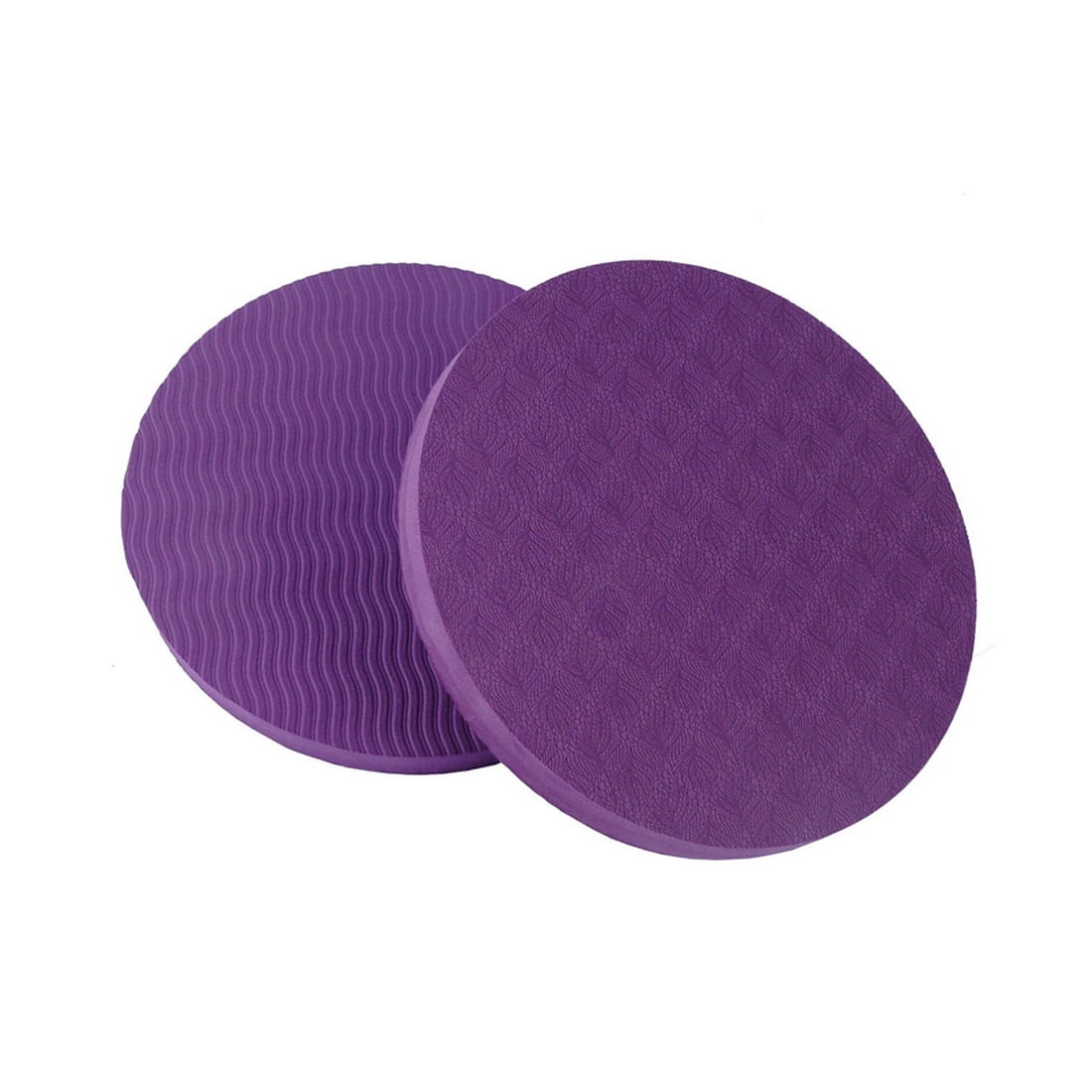 2pc 0.6Inch Thick Round EVA Foam Yoga Knee Pad Cushion Eco TPE Foam