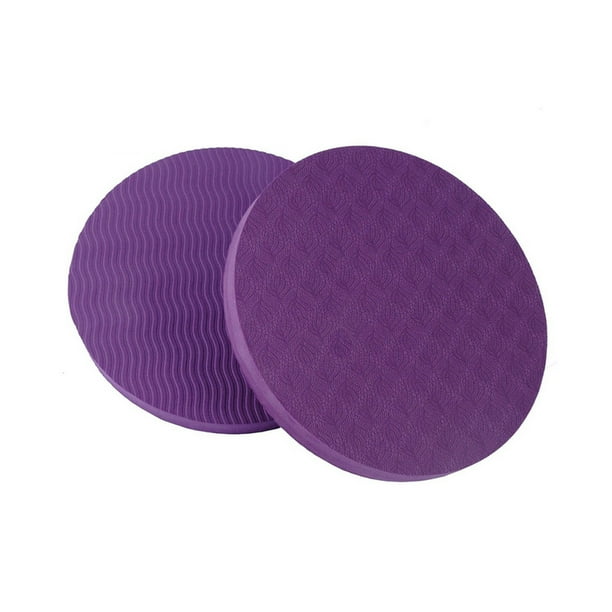 2pc 0.6Inch Thick Round EVA Foam Yoga Knee Pad Cushion Eco TPE Foam