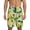 Lemon1, variant on Naloa Let's go Travel Men's Short Pajama Pants, Lounge Comfort Shorts with Elasticized Waistband and Side Pockets - 4X-Large