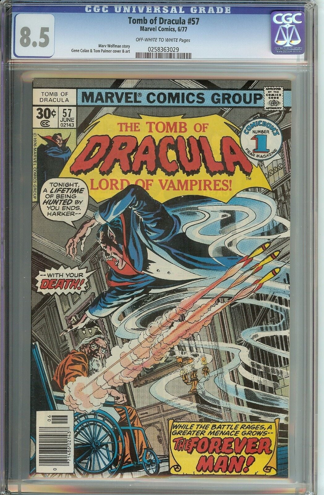Tomb of Dracula #57 CGC 8.5