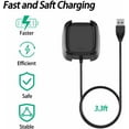 thumbnail image 3 of MYKOMI Charger for Fitbit Versa 2 ONLY, 3.3Ft Fast Charging Replacement USB Charging Cable Dock Stand for Fitbit Versa 2 Smartwatch (NOT for Versa 1 / Versa Lite), 3 of 6
