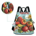 thumbnail image 5 of FORMRS Women's Travel Backpack Purse Anti-Theft Hidden Pockets Casual Shoulder Bag, Orange Floral Tomatoes, 5 of 7