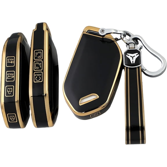 Key Fob Cover Compatible with Kia Telluride Sorento Hybrid K4 K5 GT-LINE EV6 EV9 Carnival Sxp Sportage EX 2024-2026 7 Button TPU Keychain Case Holder Protector