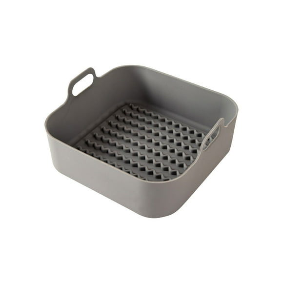 Olla de silicona para freidora de aire con placa de barbacoa de silicona resistente a altas temperaturas espesada Wmkox8yii hjk6921