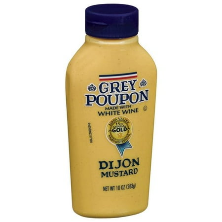 grey poupon mustard dijon 10 oz bottle walmart com