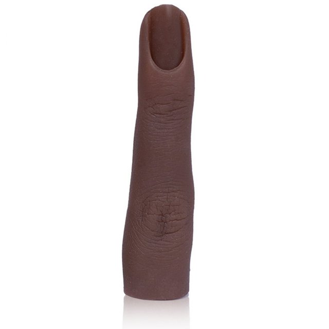 Silicone Practice Fingers Nails Realistic Easy to Clean Nail Art Training Hand Bendable Fake Finger Model