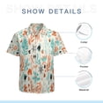 thumbnail image 7 of High Quality Hawaiian Shirts for Men Short Sleeve Aloha Beach Shirt Floral Summer Casual Button Down Shirts Blouses K7GLDT, 7 of 7