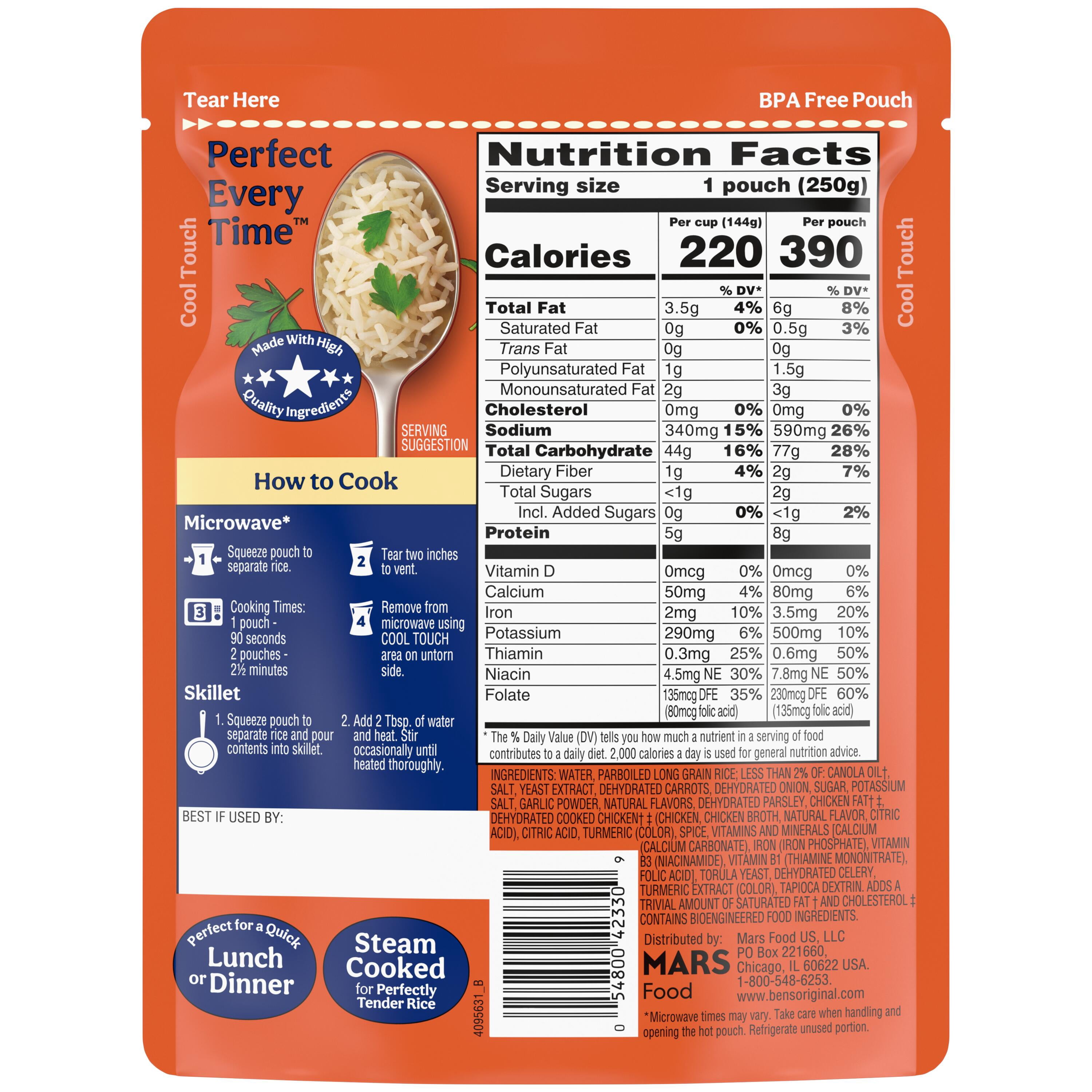 (6 pack) BEN'S ORIGINAL™ READY RICE™, Roasted Chicken, 8.8 oz. pouch