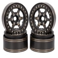thumbnail image 1 of ZheElen Brass 1/10 Metal Wheel Rims For Axial SCX10 D90 TRX4 TF2 CC01 Capra RC Car Part RC Car Accessories Replacement Parts, 1 of 6