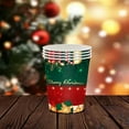 thumbnail image 7 of CuiLiyq Christmas Disposable Tableware, 32 PCS Red and Green Disposable Paper Cups with Christmas Themed Prints, for Home Holiday Party Desktop Supplies, 7 of 7