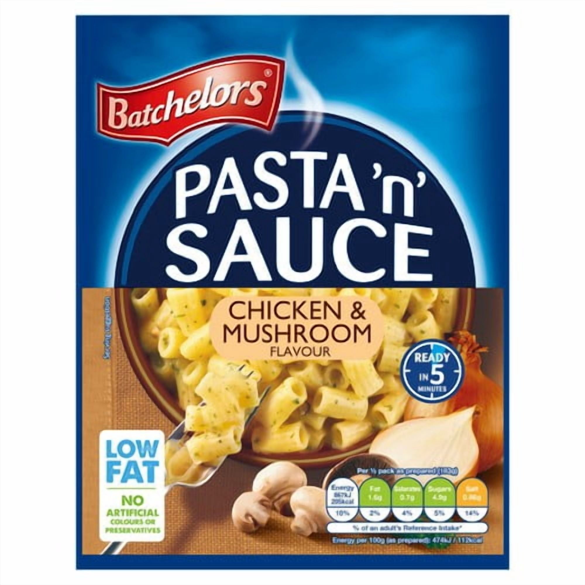 Batchelors Pasta 'n' Sauce Chicken & Mushroom Flavour 110g, British Import (Pack of 3)