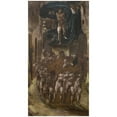 thumbnail image 2 of Sir Edward Coley Burne-Jones 10x14 Gold Ornate Wood Frame and Double Matted Museum Art Print Titled - The Car of Love, or Love's Wayfaring (19th Century), 2 of 4
