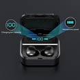 thumbnail image 6 of Wearable4U Black Wireless Ear Buds Bluetooth EarBuds with Charging Case Power Bank 1500 mAh Case, 6 of 9