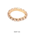thumbnail image 3 of Guardoinrt Exquisite Inlaid Ring Durable Alloy With Shimmering Diamonds For Luxurious Feel golden 1 row 1Set, 3 of 6