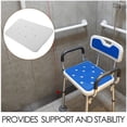thumbnail image 3 of Mobutofu 1Set White PE Seat Board for Shower and Bath Chair Use at Home and Travel, 3 of 6