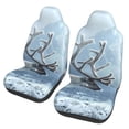 thumbnail image 2 of Haiem Winter Reindeer In Snowy Mountains Printed Car Seat Covers Set of 2, Universal Fit Car Seat Covers,Protective Seat Covers,Comfortable Car Seat Covers, Easy Installation Seat Covers, 2 of 9