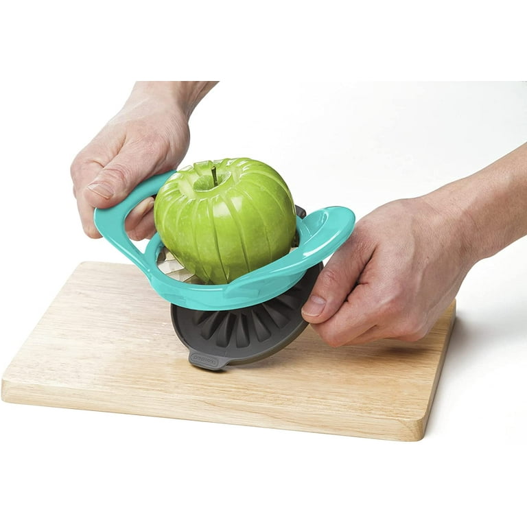  Prepworks by Progressive Apple Slicer and Corer Set, 8 Slice  and 16 Slice Included, Perfect for Apples or Pears, Attached Safety Cover  Protect Fingers while In-Use and Blades while in Storage