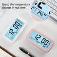 thumbnail image 2 of thinsony Alarm Clock Time Device Home Supplies Multicolored Multipurpose Space Saving Digital Clocks Sweet Gift Desktop Stopwatch Black, 2 of 9