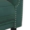 thumbnail image 5 of vidaXL Canapé 3 Places Velours Vert Foncé, 5 of 5