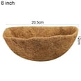 thumbnail image 5 of Mdesiwst Semicircle Coconut Shell Hanging Flowerpot Convenient Flower Arrangement Flower Pot Wall Ornaments, 5 of 8
