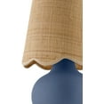 thumbnail image 5 of Livabliss Stella Diminuta Cottage Accent Table Lamp, 13-inch, Blue with Beige Shade, 5 of 5