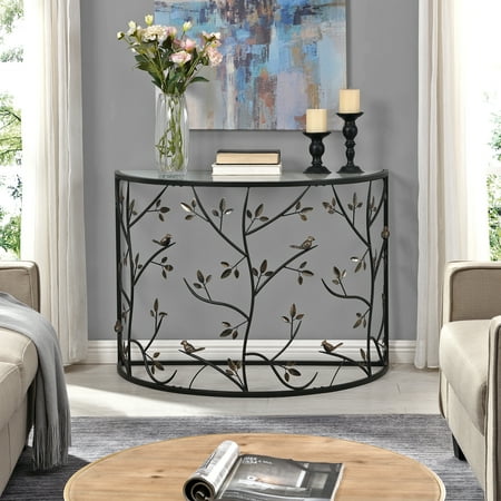 FirsTime & Co. Bronze Wren and Branches Console Table, 40 x 19.25 x 29 in