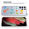thumbnail image 4 of Cute Dinosaurs Collage Clear Case for Samsung Galaxy S21 Ultra,Aesthetic Art Design Case for Men Women,Unique Trendy Transparent TPU Bumper Case Cover, 4 of 5