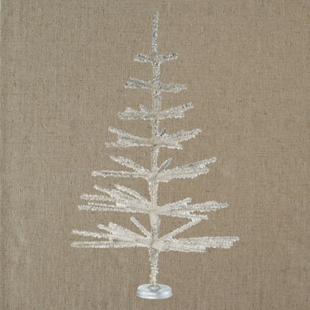 Snowbabies SnowDream White Tinsel Christmas Feather