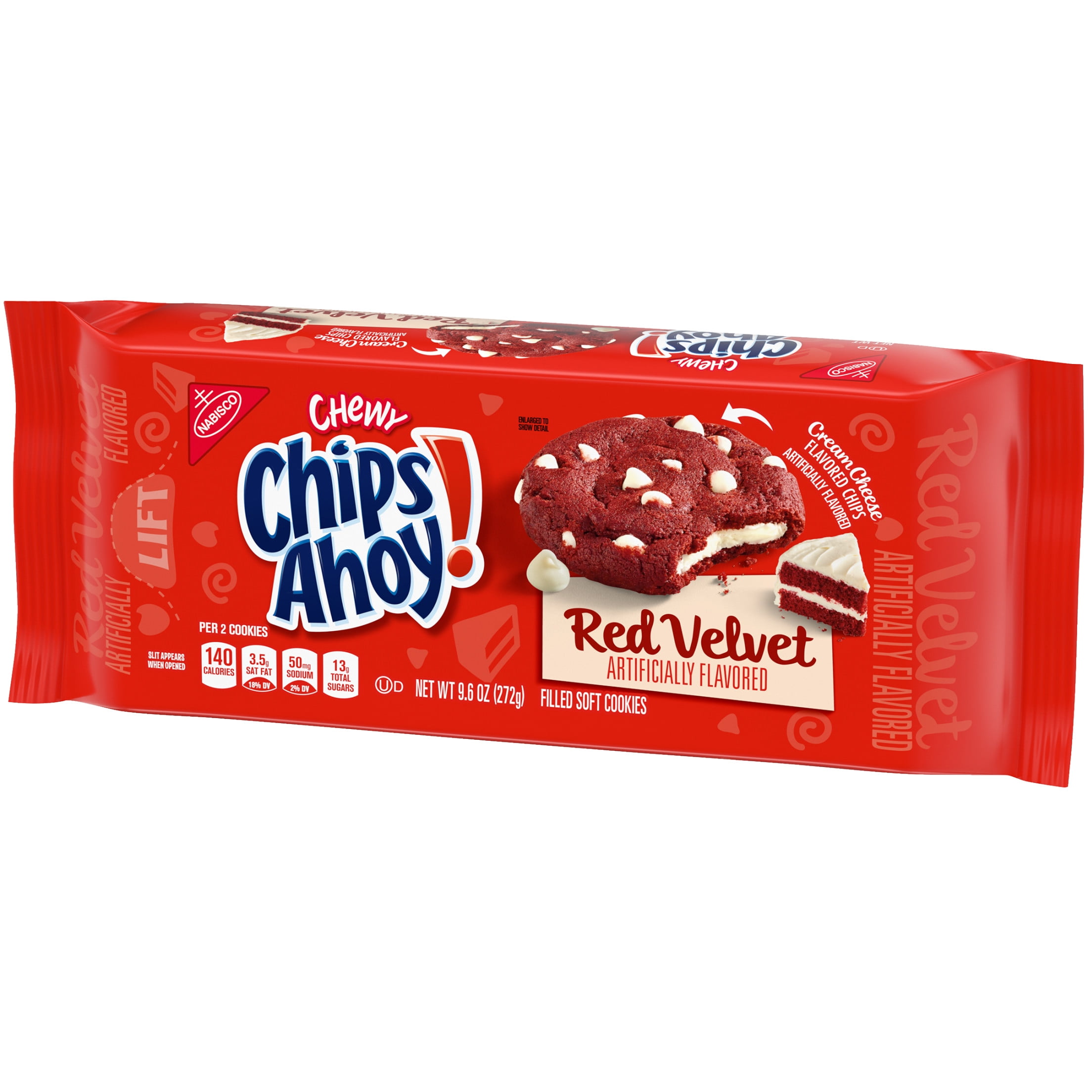 最新最全の CHIPS AHOY! Chewy Red Velvet Cookie, Cream Cheese Flavored 菓子