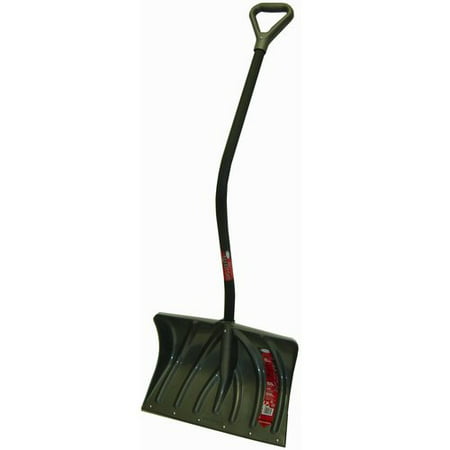 20-Inch Poly Snow Shovel/Pusher With Ergonomic D-Grip