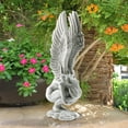 thumbnail image 5 of Design Toscano Estatua Religiosa de Jardín Recuerdo y Redención del Ángel, 15 cm, Poliresina, Piedra Envejecida ER, 5 of 5