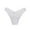 White, variant on Rohuuque Women's Lace Panties Low Rise V-Cut Lace Panties High Elastic Sheer Breathable Comfort No Show Underwear Black