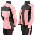 thumbnail image 6 of NexGen SH222201 Ladies Black and Pink Oxford Water Proof Rain Suit X-Large, 6 of 9