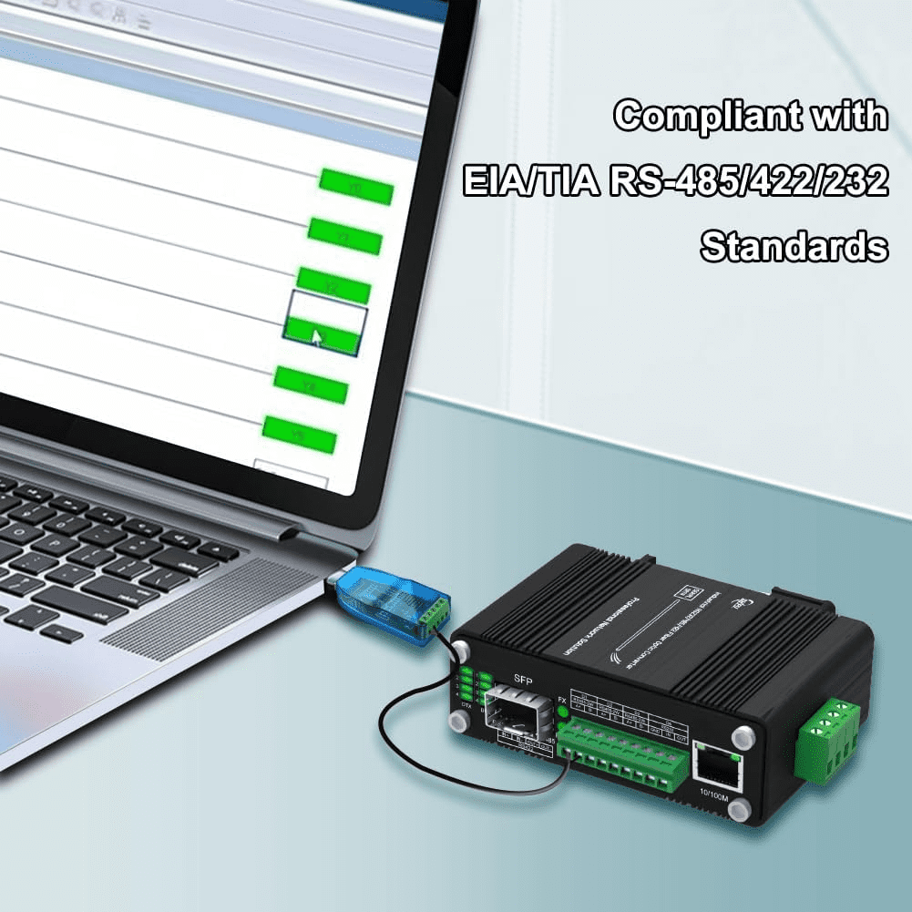 Industrial Gigabit Passive PoE Injector Hardened POE Adapter with 12-24V DC Input 24V PoE Output 35mm DIN- Rail