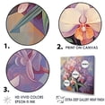 thumbnail image 3 of Designart "Sophisticated Geometric Lavender Arrangement" Bouquet Floater Framed Wall Decor, 3 of 5