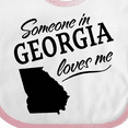 thumbnail image 4 of Inktastic Someone in Georgia Loves Me Boys or Girls Baby Bib, 4 of 4