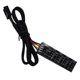 thumbnail image 2 of 35cm 4 piezas PWM Fan CPU Hub Cable de extensión de alimentación, vías, Hub divisor de ventilador, para Chasis Soledad Cable divisor de ventilador, 2 of 4