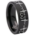 thumbnail image 6 of Heartbeat Tungsten Carbide Ring, 6 of 9