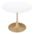 thumbnail image 3 of Mesa de Comedor Kessa Muebles Opus Blanco Oro, 3 of 5